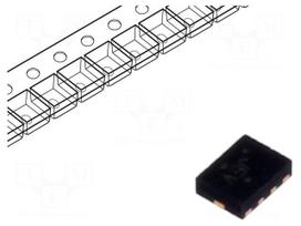 IC: analog switch | demultiplexer,multiplexer | SPDT | Ch: 2 | UQFN10