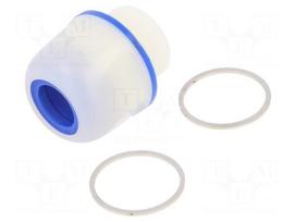 Gland | IP67,IP69 | Han® F+B | M25 | 13÷16mm | polyamide | natural