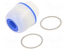 Gland | IP67,IP69 | Han® F+B | M25 | 11÷13mm | polyamide | natural