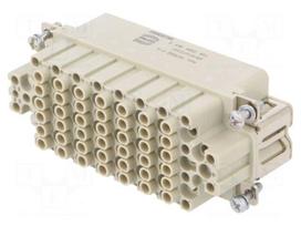 Connector: HDC | contact insert | female | 10A | 250V | Han® DDD | 107+PE