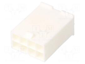Connector: wire-wire | plug | male | PIN: 8 | Mini-Fit Jr | crimped | 2x4