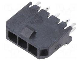 Connector: wire-board | socket | male | PIN: 3 | Micro-Fit 3.0 | 3mm | 5A