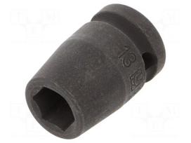 Socket: 6-angles | socket spanner,impact | HEX 13mm | 1/2"