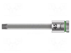 Socket: Torx®-bit | TX45 | 3/8" | 100mm | Chrom-vanadium steel | Zyklop