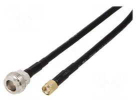 Cable | 1m | N female,RP-SMA male | PE | black | 50Ω