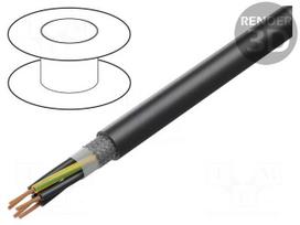 Wire | ÖLFLEX® 409 CP | 5G0.75mm2 | shielded,tinned copper braid