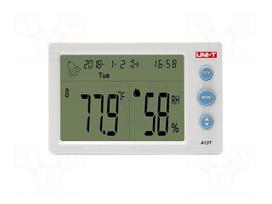 Thermo-hygrometer | LCD 4,5" | -10÷50°C | 20÷95%RH | Accur: ±1°C