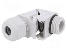 Cable gland | angular | M16 | 1.5 | IP68 | polyamide | grey | HSK-W
