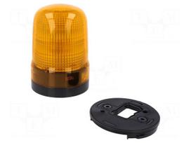 Signaller: lighting | amber | SL10 | 10÷30VDC | Light source: LED | IP23
