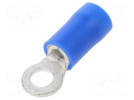Tip: ring | M3,5 | Ø: 3.7mm | 1.5÷2.5mm2 | crimped | for cable | insulated