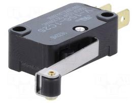 Microswitch SNAP ACTION | 15A/250VAC | with lever (with roller)