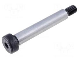 Shoulder screw | steel | M8 | 1.25 | Thread len: 13mm | hex key | HEX 5mm