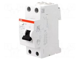 RCD breaker | Inom: 40A | Ires: 30mA | Max surge current: 250A | 230VAC