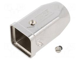 Enclosure for connectors: HDC | size H-A 3 | for cable | for latch