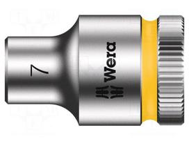 Socket: 6-angles | socket spanner | HEX 7mm | 3/8" | Zyklop