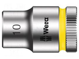 Socket: 6-angles | socket spanner | HEX 10mm | 3/8" | Zyklop