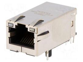 Connector: RJ45 | socket | PIN: 8 | Cat 5e | shielded,PoE+,with LED