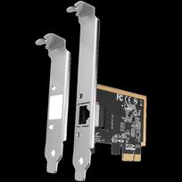 AXAGON PCEE-GRF PCI-Express network card adds high speed Gigabit Ethernet connection to your desktop computer. It enables a transmission speed of 10/100/1000Mbit/s.