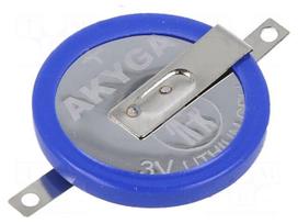 Battery: lithium | CR2032,coin | 3V | 210mAh | non-rechargeable | 1pcs.