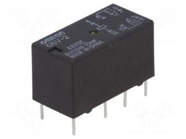Relay: electromagnetic | DPDT | Ucoil: 48VDC | Icontacts max: 2A | PCB