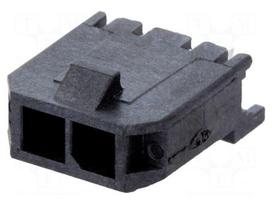 Connector: wire-board | socket | male | PIN: 2 | Micro-Fit 3.0 | THT | 3mm