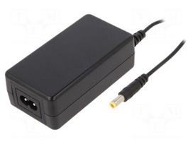 Power supply: switching | 24VDC | 1.25A | Out: 5,5/2,1 | 30W | 90÷264VAC