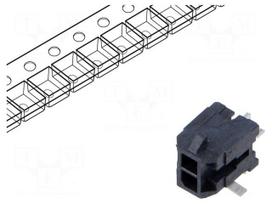 Connector: wire-board | socket | male | PIN: 2 | Micro-Fit 3.0 | THT | 3mm