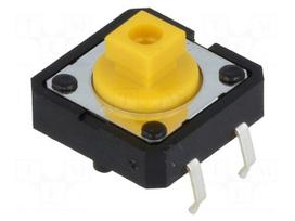 Microswitch TACT | SPST-NO | Pos: 2 | 0.05A/24VDC | THT | none | 2.55N