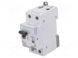 RCBO breaker | Inom: 32A | Ires: 30mA | Max surge current: 250A | IP20