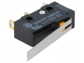 Microswitch SNAP ACTION | 3A/250VAC | with lever | SPDT | ON-(ON)