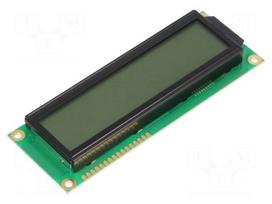 Display: LCD | alphanumeric | FSTN Positive | 16x2 | grey | LED | PIN: 16