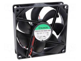 Fan: DC | axial | 12VDC | 92x92x25mm | 67.15m3/h | 28dBA | ball | 2.54mmH2O