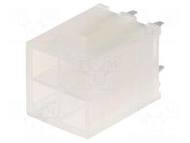 Connector: wire-board | socket | male | PIN: 4 | Mini-Fit Jr | straight