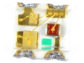 LED | RGB | SMD | 0605 | 2.2÷2.8/3.2÷4/3.2÷4VDC | 1.6x1.6x0.7mm | 120°