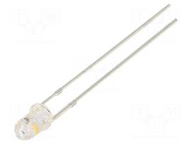 LED | white warm | 3mm | blinking | 5800÷7000mcd | 30° | 3÷5VDC | 20mA