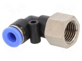 Push-in fitting | angled 90° | -0.95÷15bar | Thread: R 1/4" | 0÷60°C