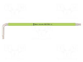 Wrench: hex key | Hex Plus,spherical | HEX 2.5mm | stainless steel