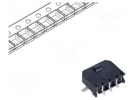 Connector: wire-board | socket | male | PIN: 3 | Micro-Fit 3.0 | SMT | 3mm