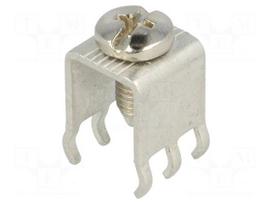 Terminal: screw terminal | THT,screw terminal | silver | Thread: M5