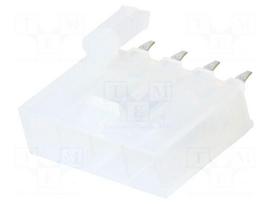 Connector: wire-board | socket | male | PIN: 4 | Mini-Fit Jr | straight
