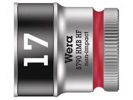 Socket: 6-angles | socket spanner | HEX 17mm | 3/8" | Zyklop