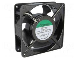 Fan: AC | axial | 115VAC | 120x120x38mm | 199m3/h(±10%) | 50dBA | ball