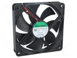 Fan: DC | axial | 48VDC | 120x120x25mm | 127.42m3/h | 34dBA | ball | 24AWG