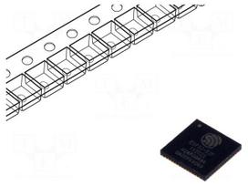 IC: SoC | WiFi | SMD | QFN56 | 7x7mm | Ciphering: AES,HMAC,RNG,RSA,SHS
