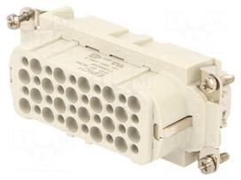Connector: HDC | contact insert | female | EPIC H-D | PIN: 40 | 10A | 250V