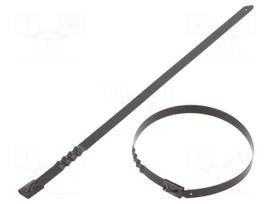 Cable tie | L: 260mm | W: 7.9mm | stainless steel AISI 304 | 1112N