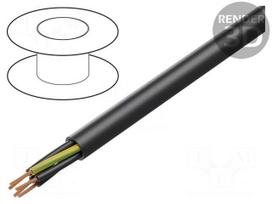 Wire | ÖLFLEX® 409 CP | 5G1.5mm2 | unshielded | 300V,500V | Cu | black