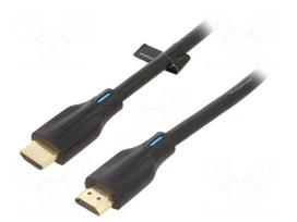Cable | HDMI plug,both sides | PVC | HDMI 2.1 | 1m | black | 28AWG