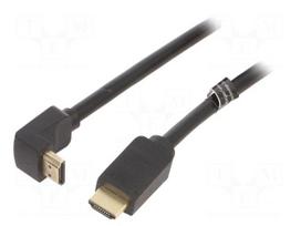 Cable | HDMI plug,HDMI plug 270° up/down | PVC | HDMI 2.0 | 1.5m
