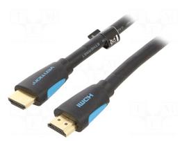 Cable | HDMI plug,both sides | PVC | HDMI 2.0 | 15m | black | 30AWG